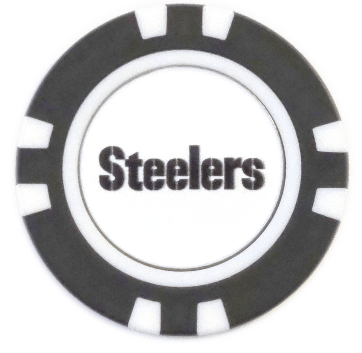 Officially Licensed Pittsburgh Steelers Poker Chip Ball Marker
