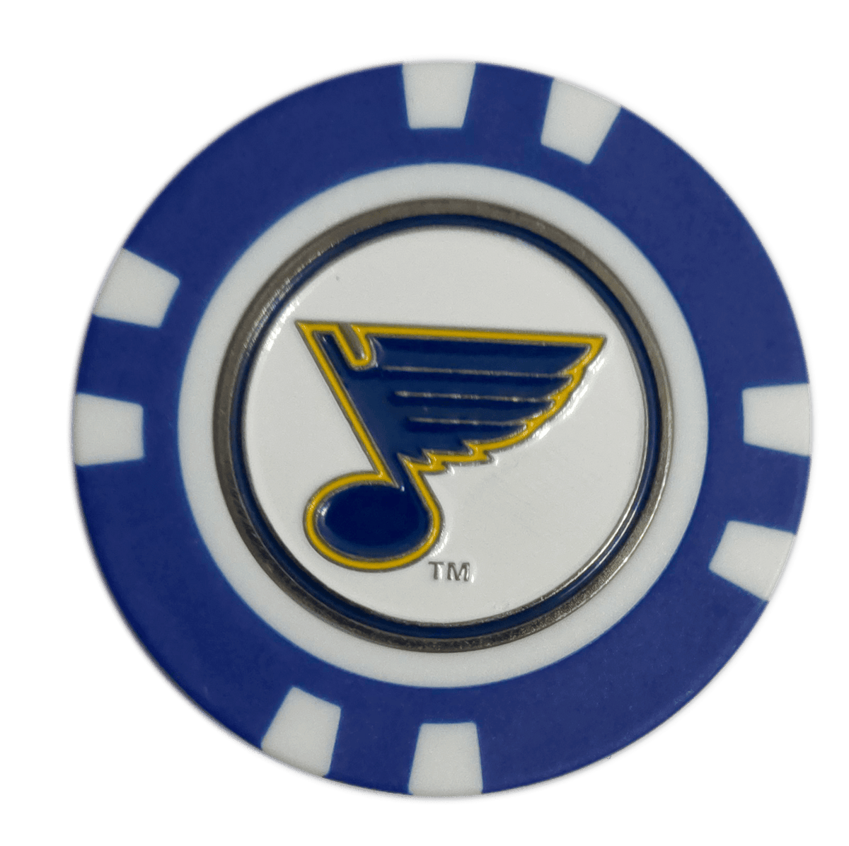 Officially Licensed St. Louis Blues Poker Chip Golf Ball Marker