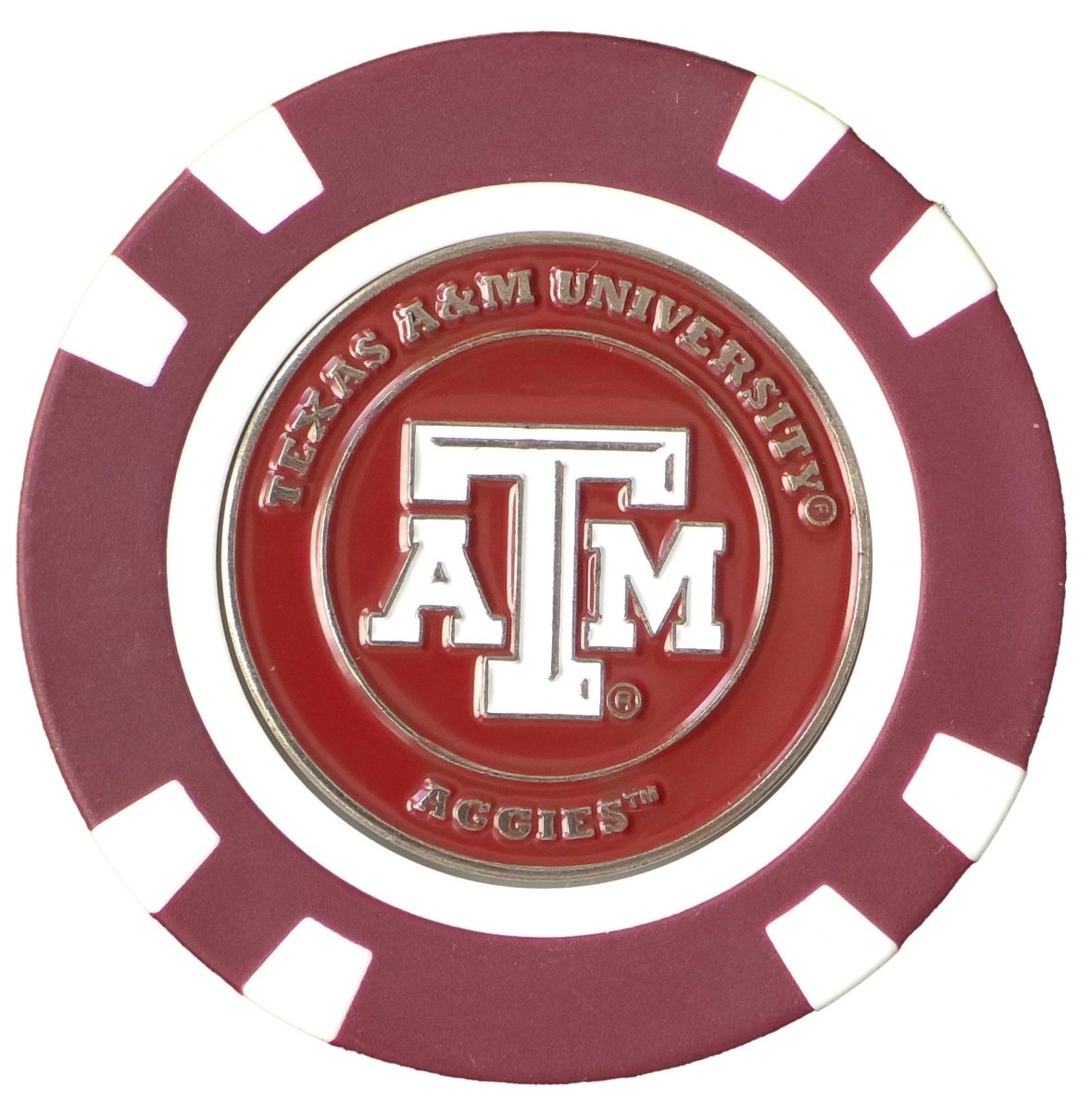 Officially Licensed Texas A&M Aggies Poker Chip Ball Marker