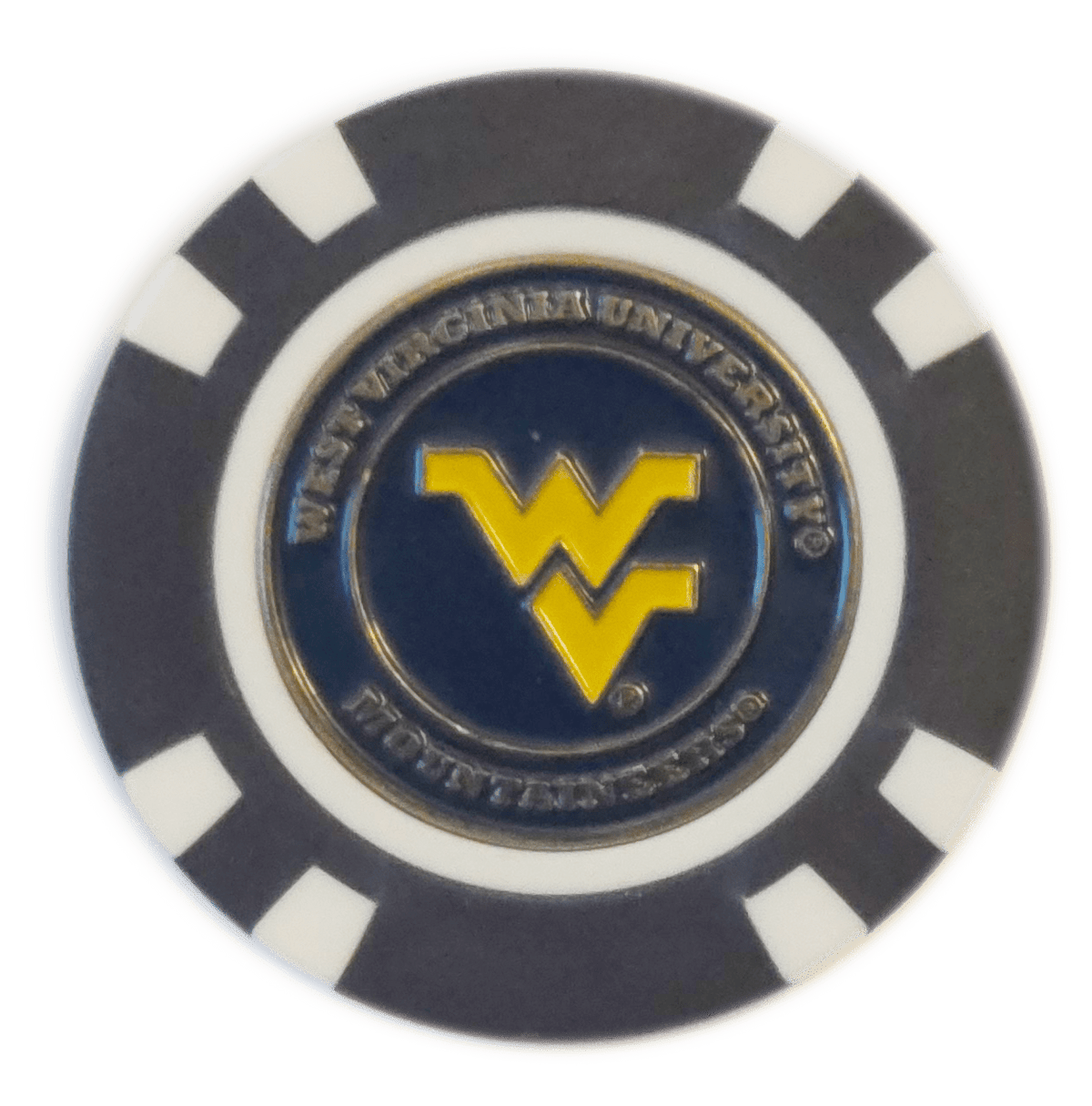 Officially Licensed West Virginia Mountaineers Poker Chip Ball Marker