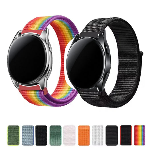 OnePlus Watch Nylon Sport Loop Band, Adjustable Velcro, 50 Colors