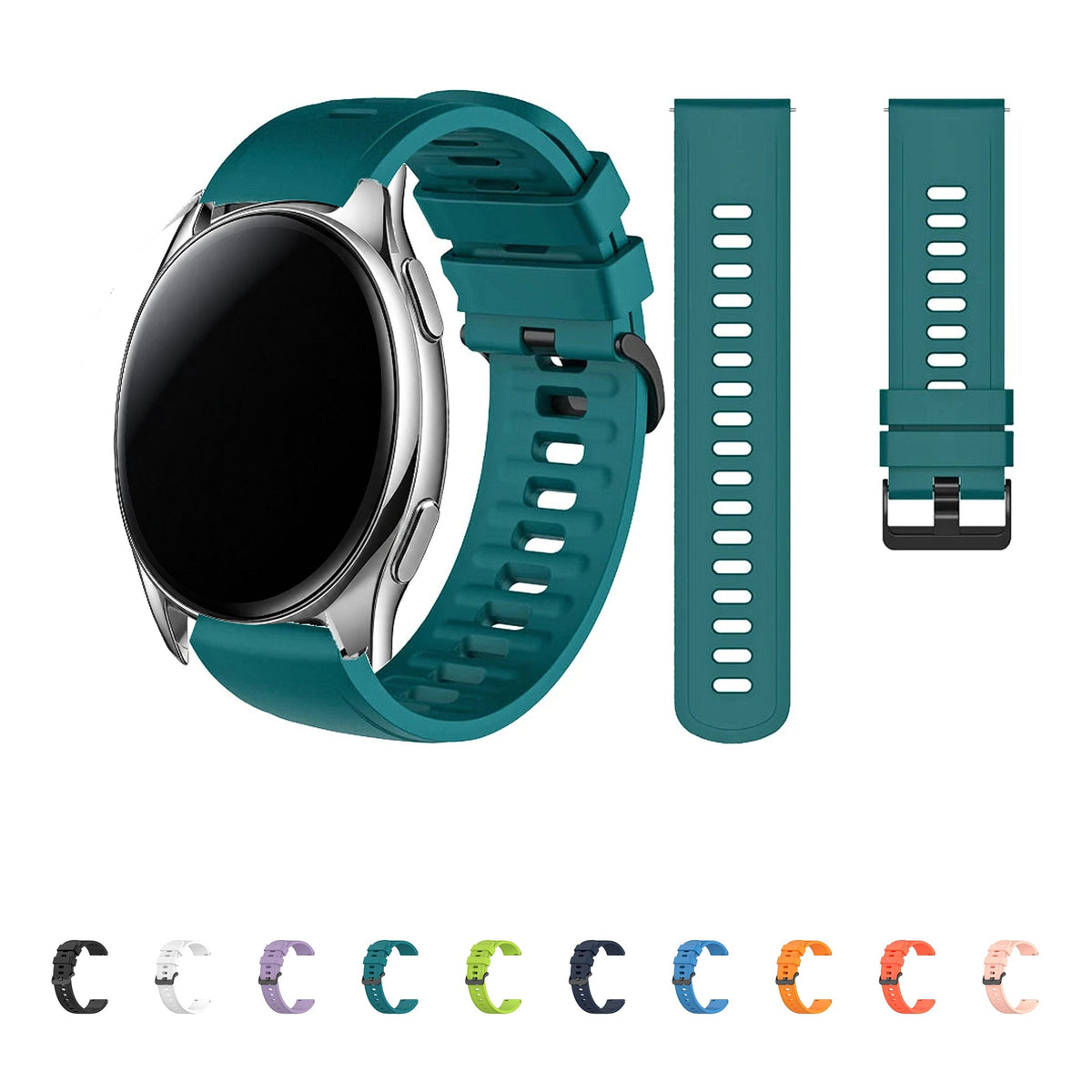 OnePlus Watch Textured Silicone Sport Band, Quick Release