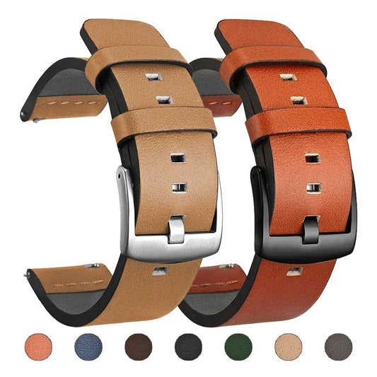 OnePlus Watch Leather Band with Square Holes, Quick Release