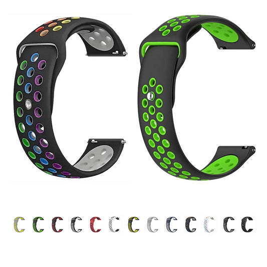 OnePlus Watch Two-Tone Perforated Silicone Band, 13 Colors