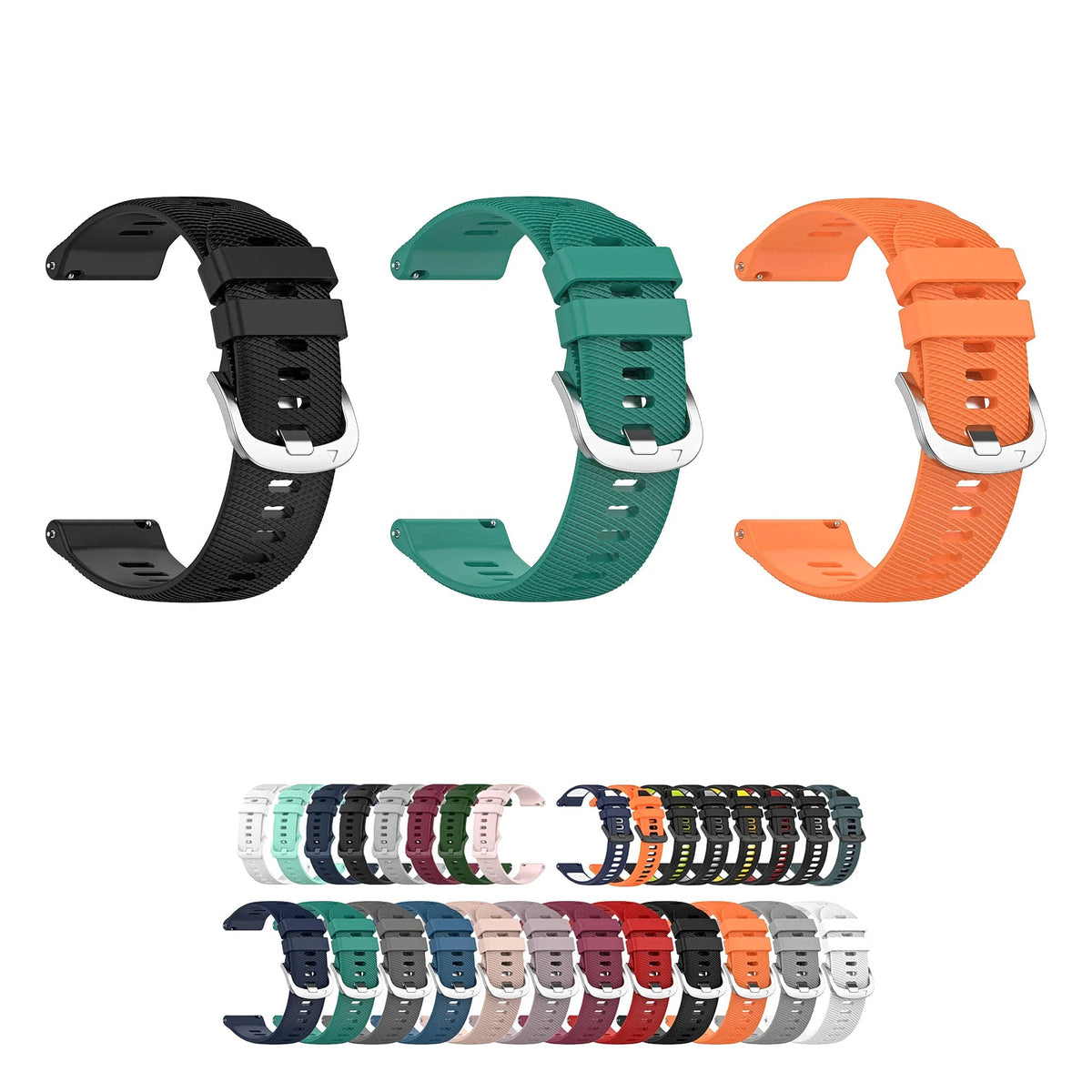 OnePlus Watch Twill-Texture Silicone Band, 32 Colors