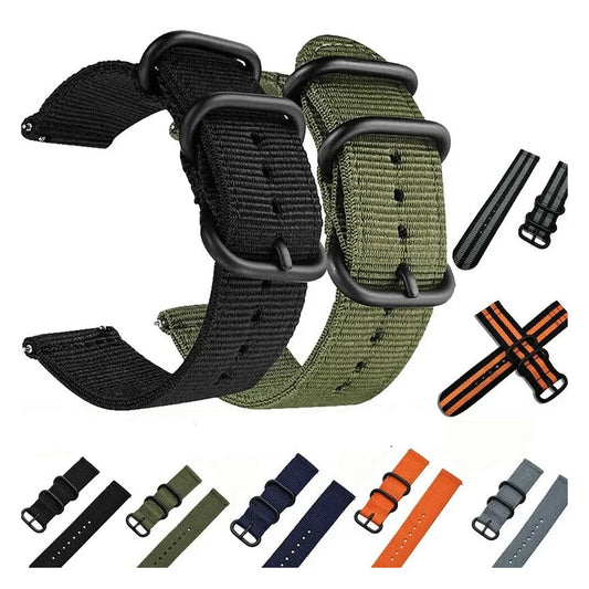 OnePlus Watch Nylon NATO-Style Two-Piece Band, Quick Release