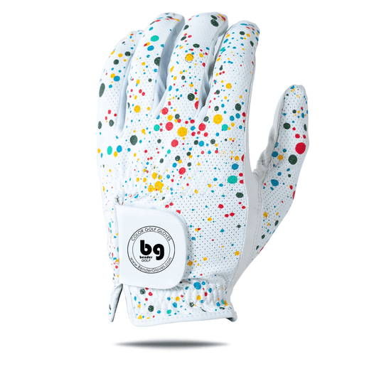 Paint Splatter Mesh Golf Glove