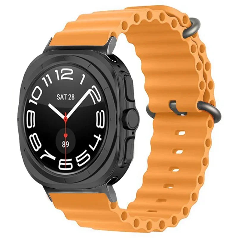 Ocean Silicone Samsung Galaxy 7 Ultra Watch Band 47MM
