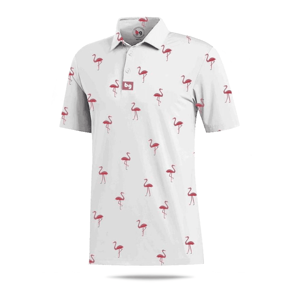 Pink Flamingo Men's Polo