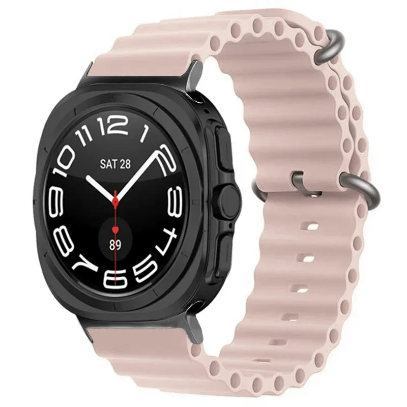 Ocean Silicone Samsung Galaxy 7 Ultra Watch Band 47MM