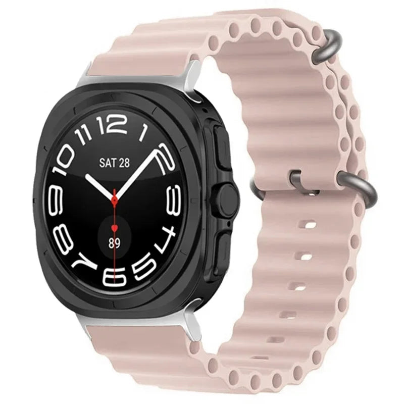 Ocean Silicone Samsung Galaxy 7 Ultra Watch Band 47MM