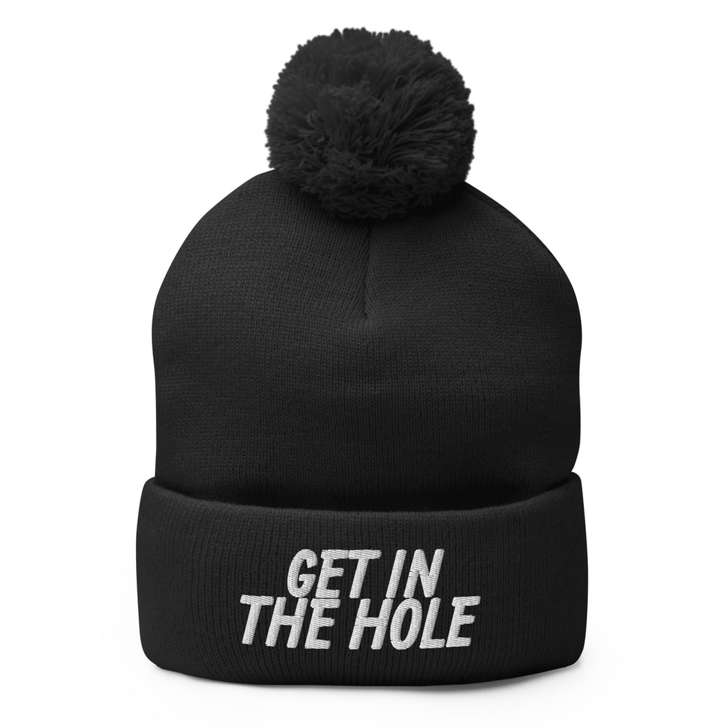 Get in the Hole Pom-Pom Beanie