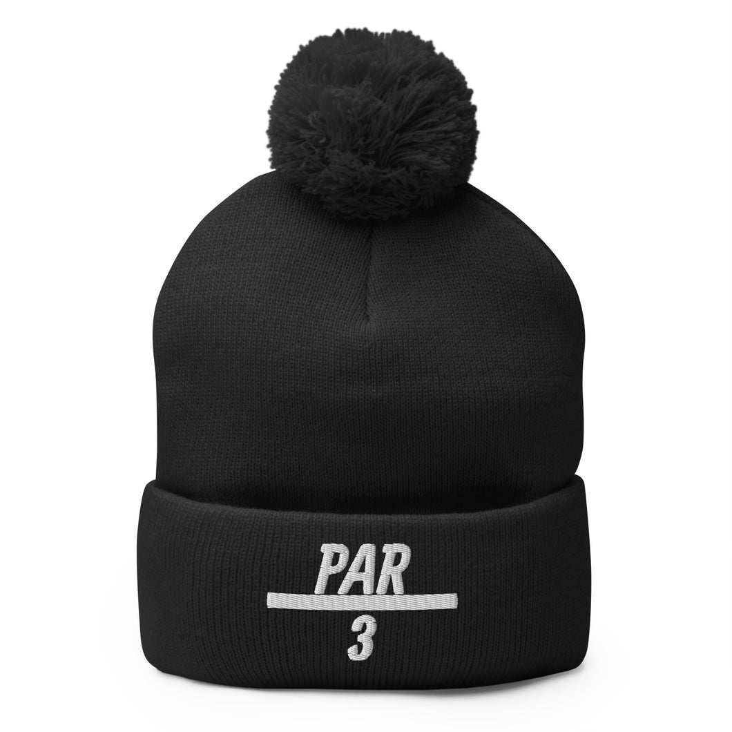 3 Under Par Pom-Pom Beanie