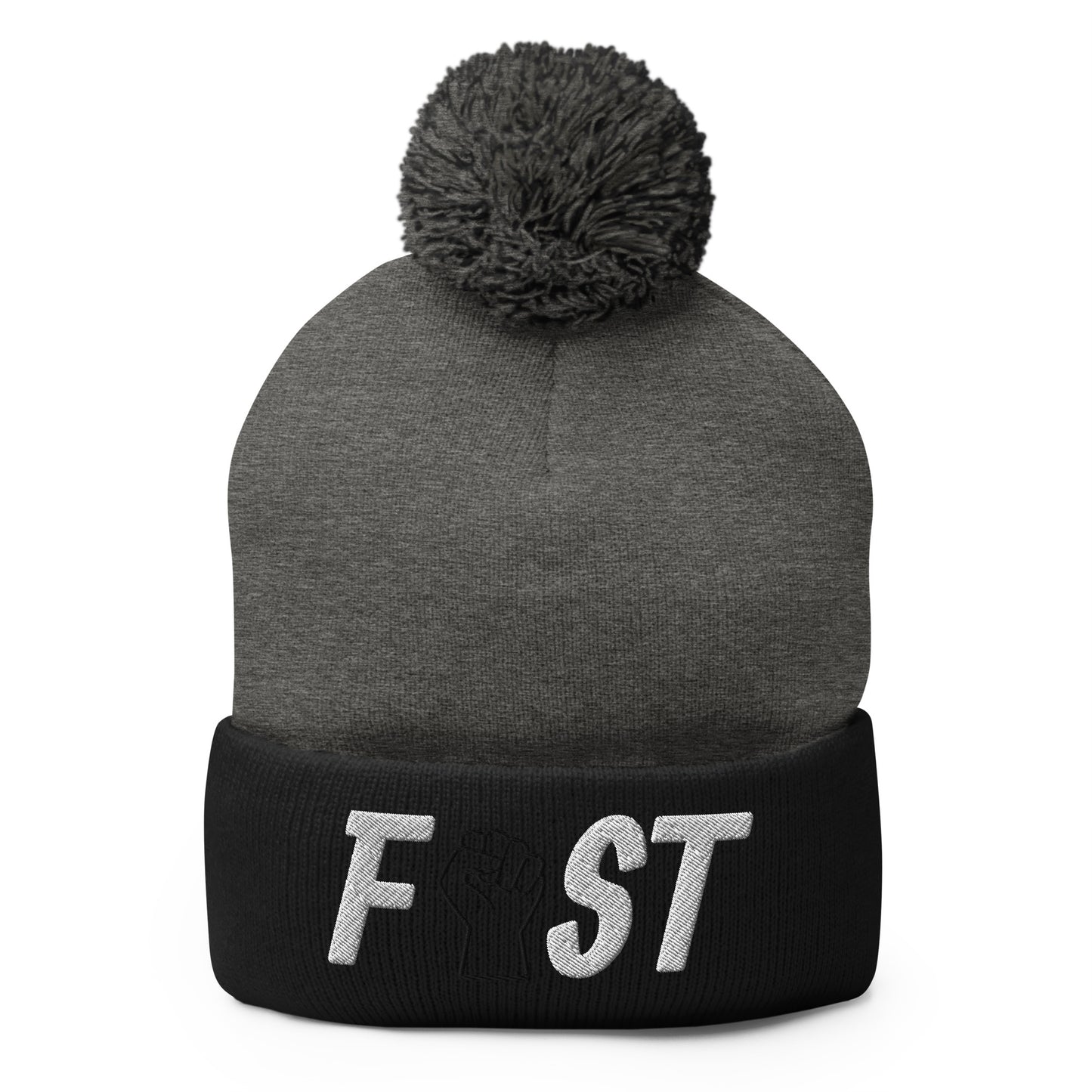 Fist Pom-Pom Beanie