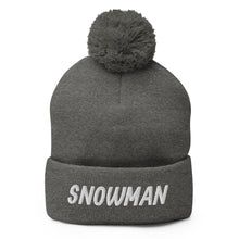 Load image into Gallery viewer, Snowman Pom-Pom Beanie
