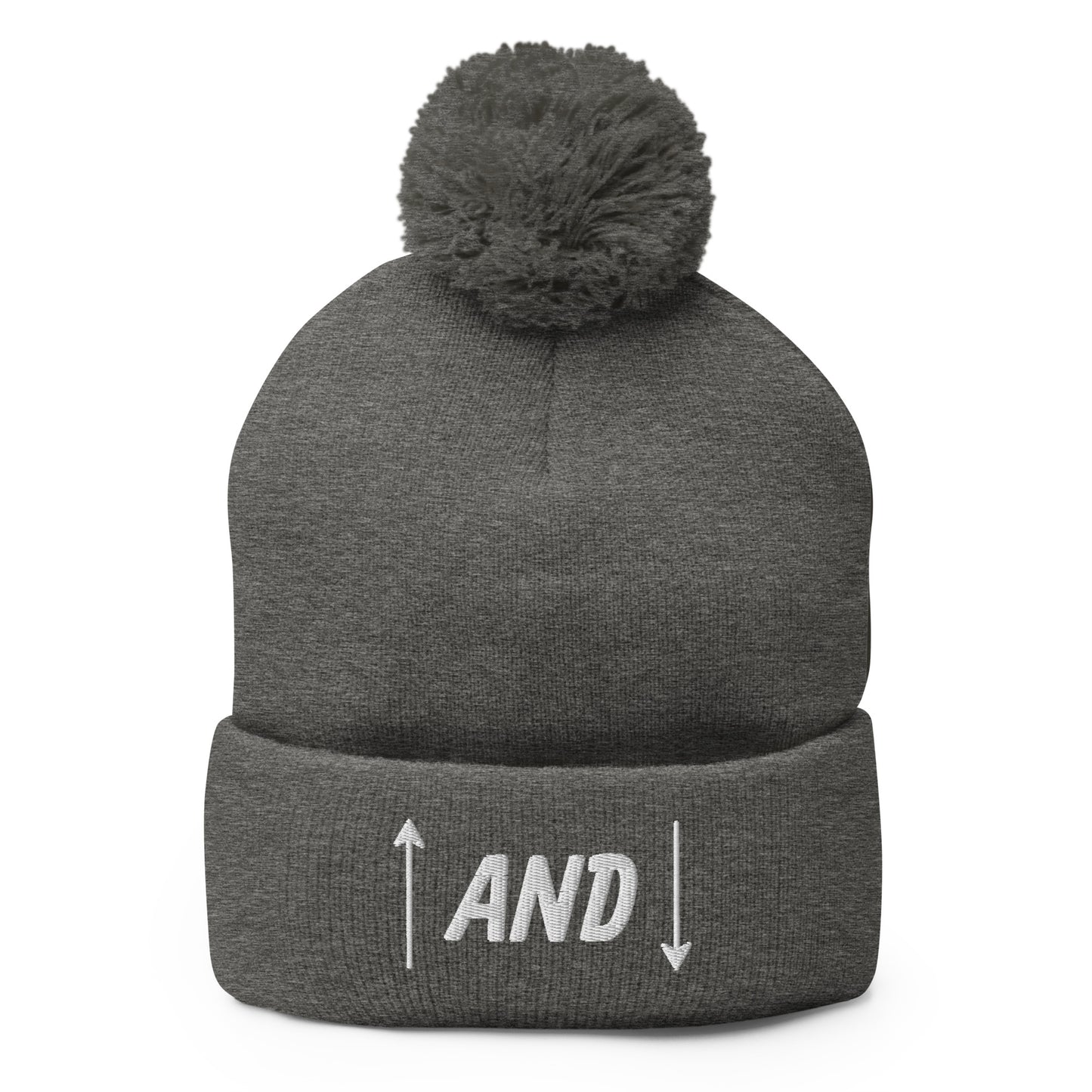 Up and Down Pom-Pom Beanie