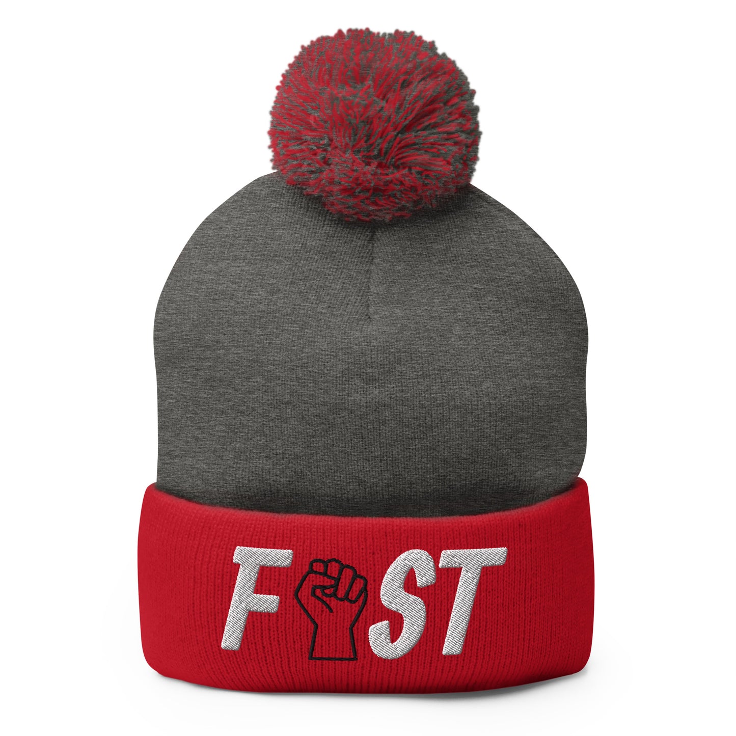 Fist Pom-Pom Beanie