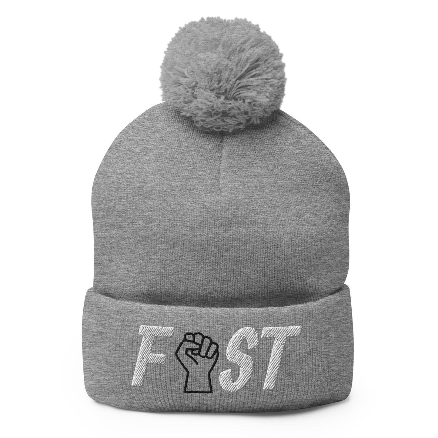 Fist Pom-Pom Beanie