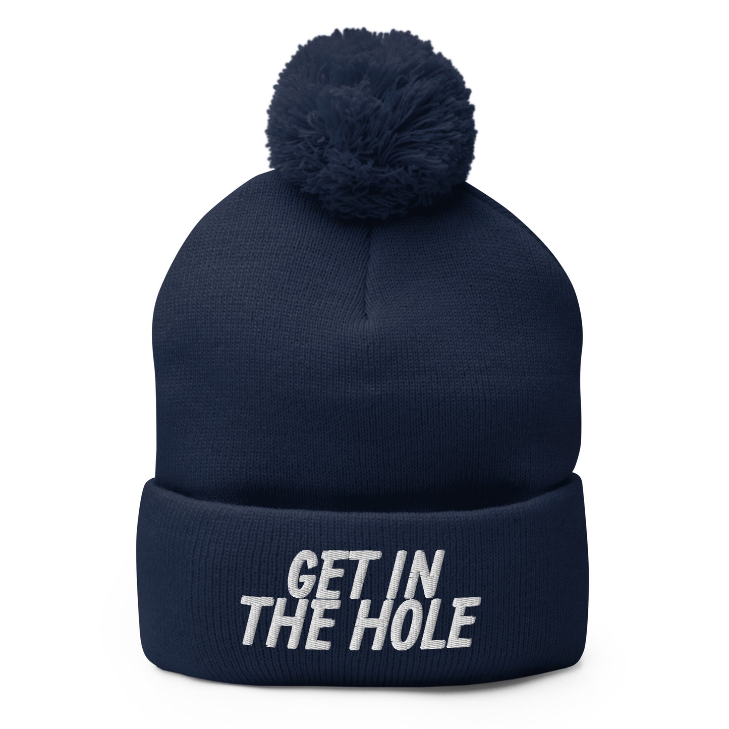 Get in the Hole Pom-Pom Beanie