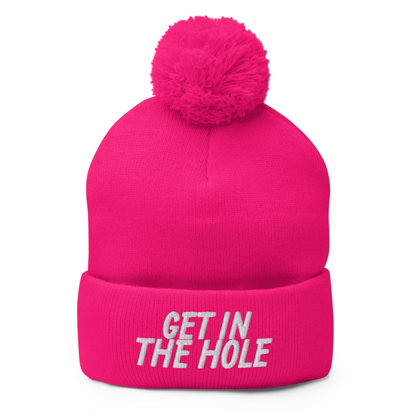 Get in the Hole Pom-Pom Beanie