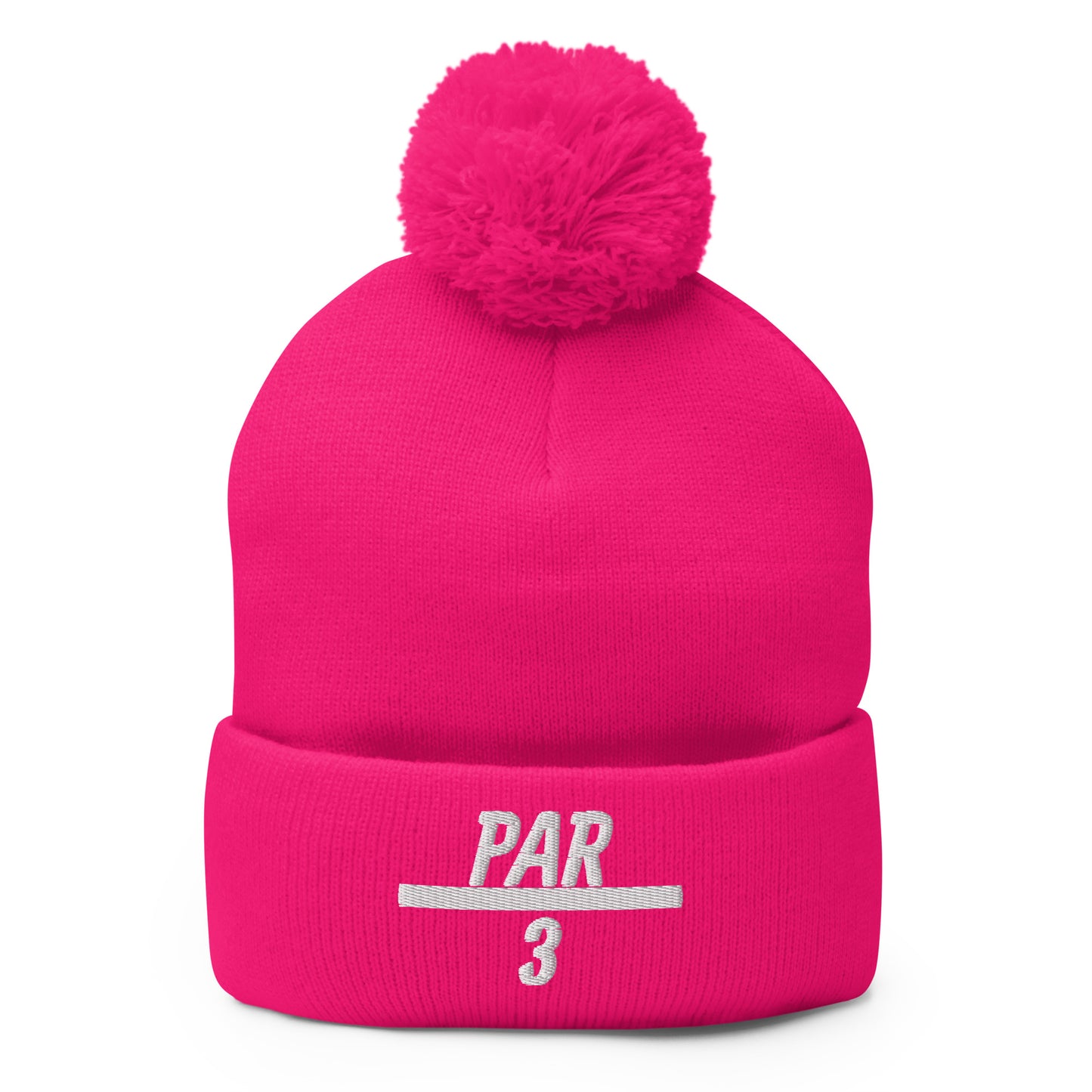 3 Under Par Pom-Pom Beanie