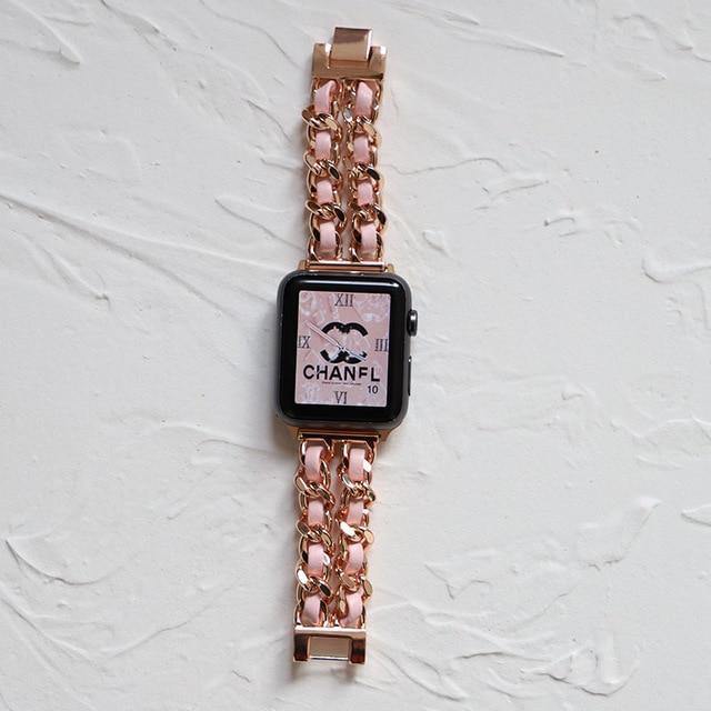 Stainless Steel Apple Watch Strap Series 10/9/8/7/6/5/4/ SE / Ultra 1/2/3