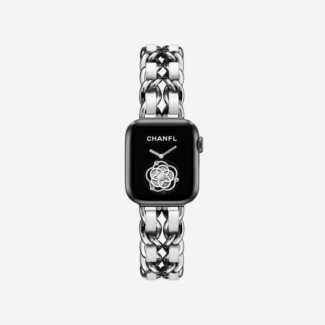 Stainless Steel Apple Watch Strap Series 10/9/8/7/6/5/4/ SE / Ultra 1/2/3