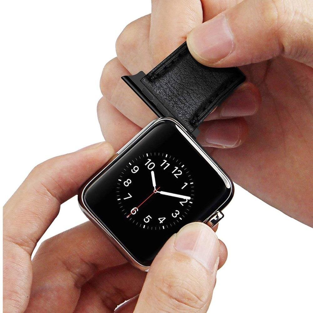 Apple Watch Band Connector Adapter for Ultra 1/2/3, Series 11/10/9/8/SE - Stainless Steel Lugs (38mm-49mm)