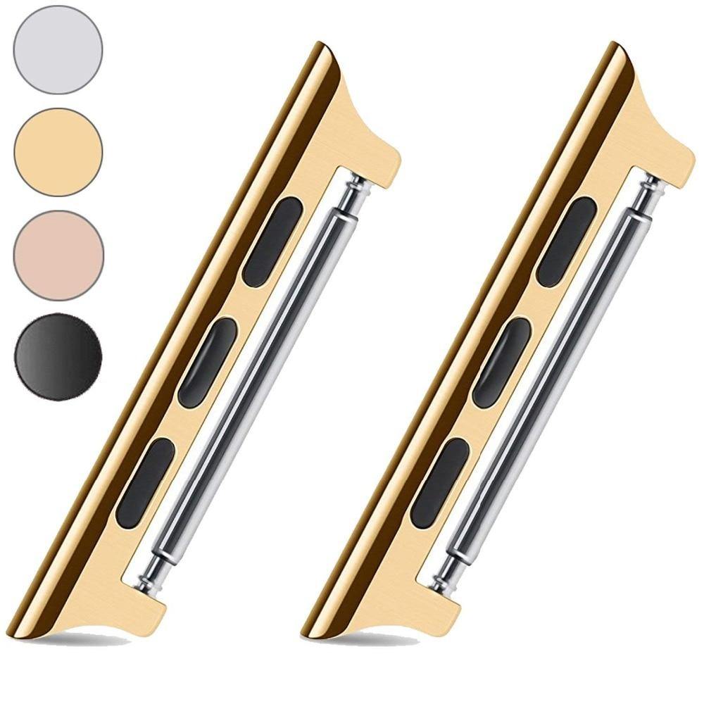 Apple Watch Band Connector Adapter for Ultra 1/2/3, Series 11/10/9/8/SE - Stainless Steel Lugs (38mm-49mm)