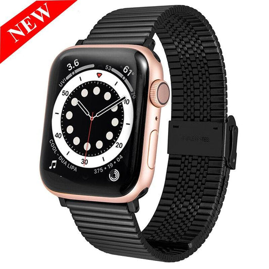 Stainless Steel Apple Watch Strap Series 11/10/9/8/7/6/5/4/ SE / Ultra 1/2/3