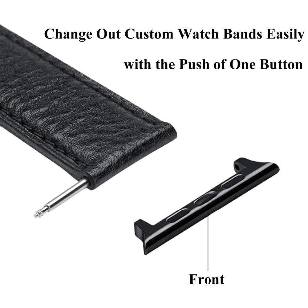 Apple Watch Band Connector Adapter for Ultra 1/2/3, Series 11/10/9/8/SE - Stainless Steel Lugs (38mm-49mm)