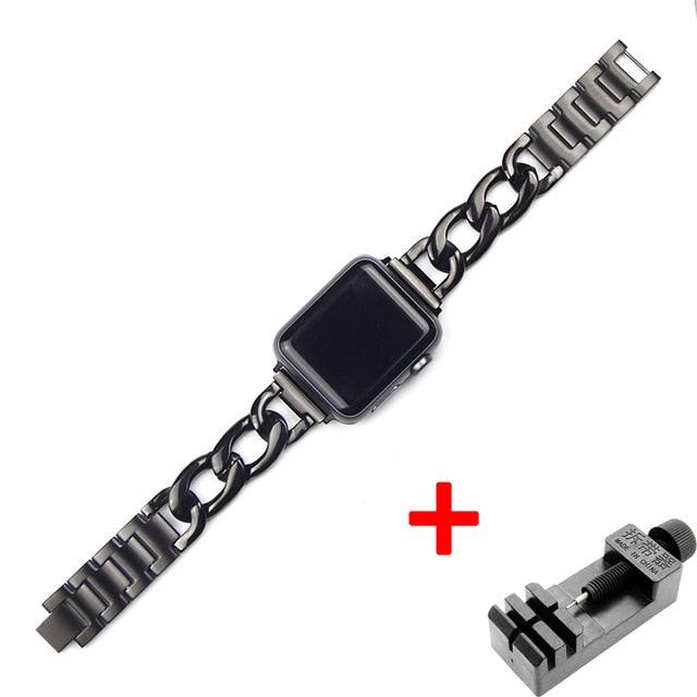 Stainless Steel Apple Watch Strap Series 11/10/9/8/7/6/5/4/ SE / Ultra 1/2/3