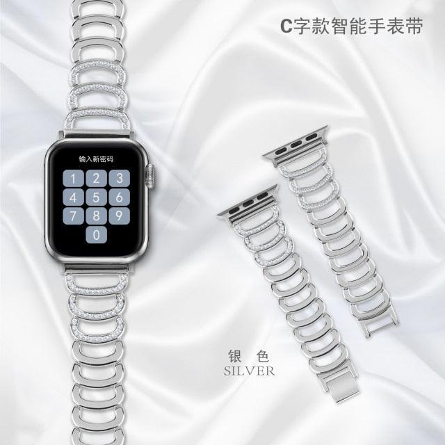 Diamond Apple Watch Band Series 11/10/9/8/7/6/5/4/ SE / Ultra 1/2/3