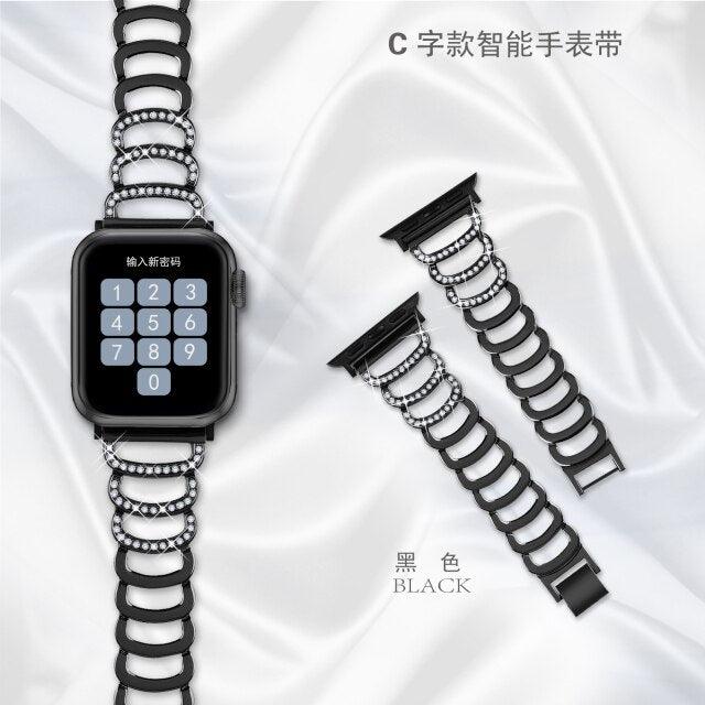 Diamond Apple Watch Band Series 11/10/9/8/7/6/5/4/ SE / Ultra 1/2/3