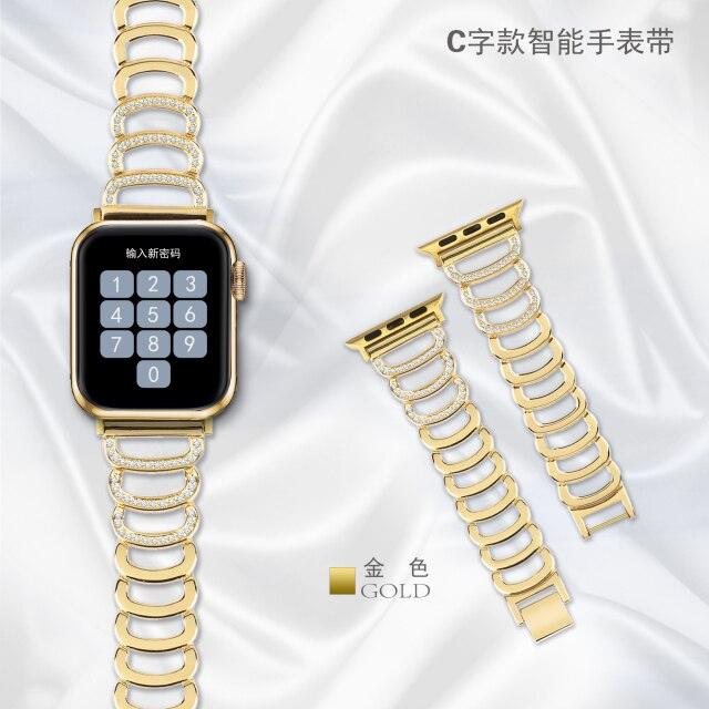 Diamond Apple Watch Band Series 11/10/9/8/7/6/5/4/ SE / Ultra 1/2/3