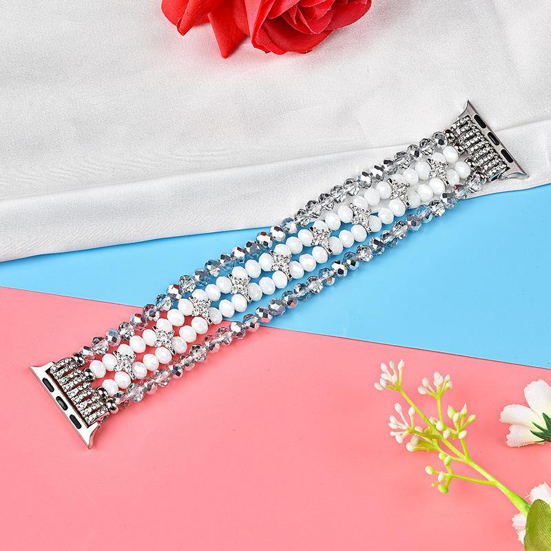Real Pearl Apple Watch Band Series 11/10/9/8/7/6/5/4/ SE / Ultra 1/2/3