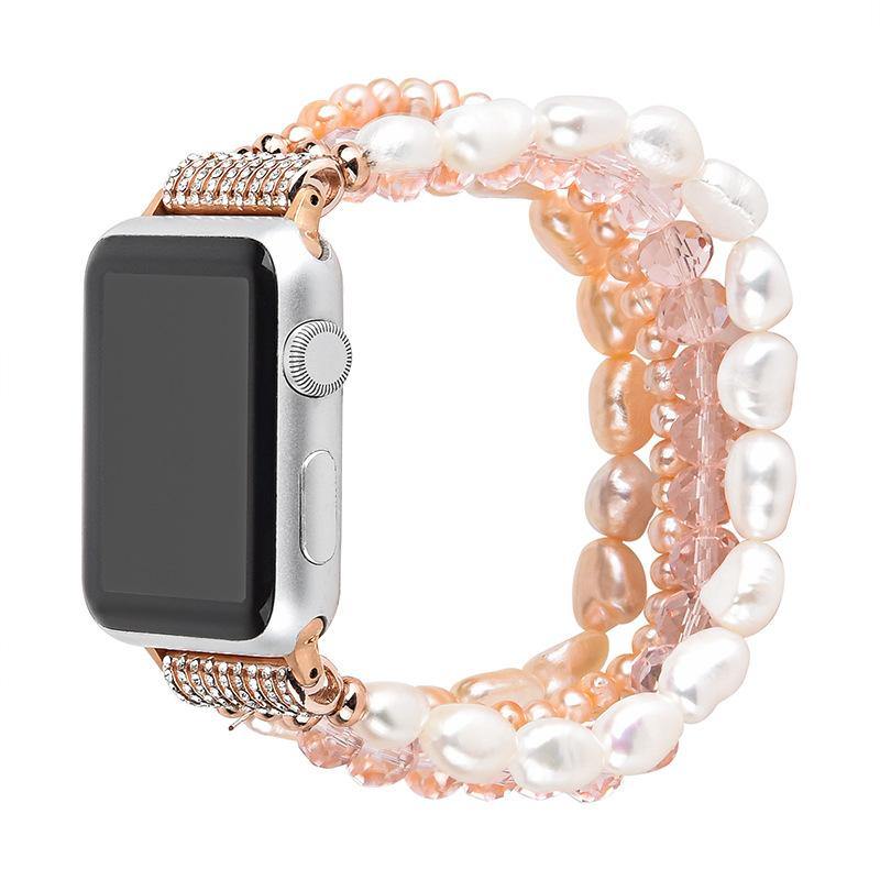 Real Pearl Apple Watch Band Series 11/10/9/8/7/6/5/4/ SE / Ultra 1/2/3