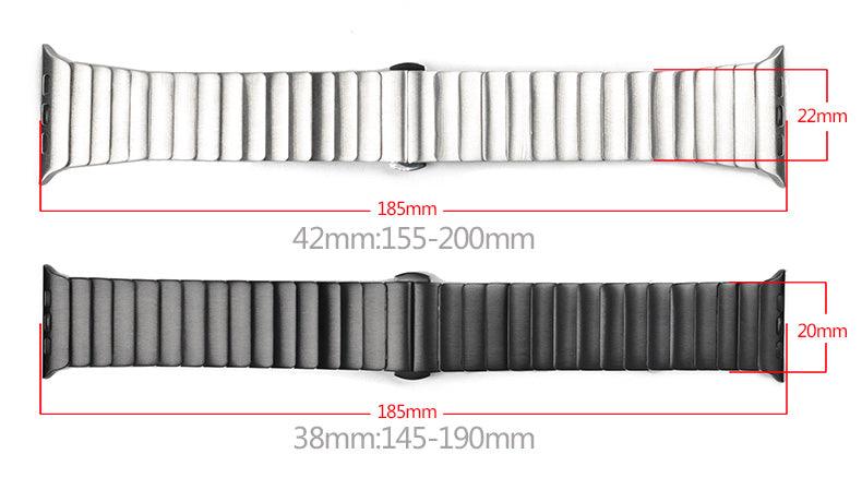 Stainless Steel Apple Watch Strap Series 11/10/9/8/7/6/5/4/ SE / Ultra 1/2/3