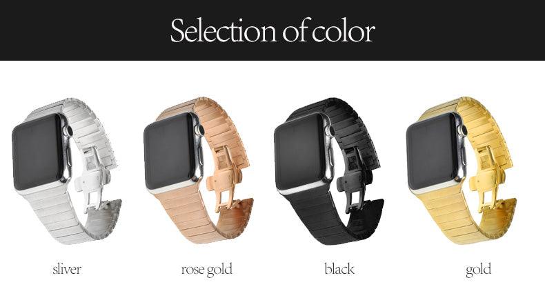 Stainless Steel Apple Watch Strap Series 11/10/9/8/7/6/5/4/ SE / Ultra 1/2/3