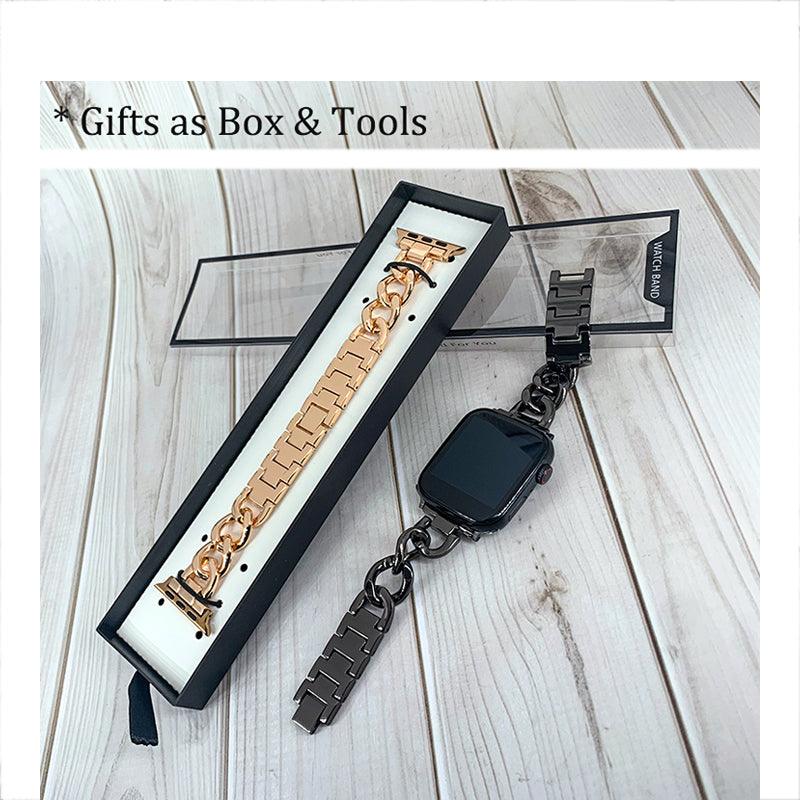 Stainless Steel Apple Watch Strap Series 11/10/9/8/7/6/5/4/ SE / Ultra 1/2/3