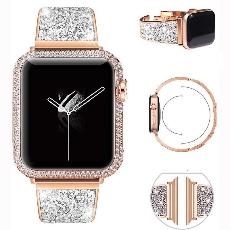 Stainless Steel Apple Watch Strap Series 11/10/9/8/7/6/5/4/ SE / Ultra 1/2/3