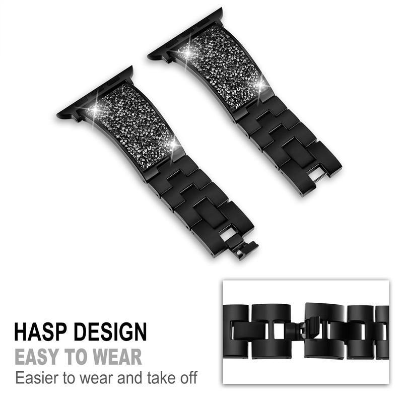 Stainless Steel Apple Watch Strap Series 11/10/9/8/7/6/5/4/ SE / Ultra 1/2/3