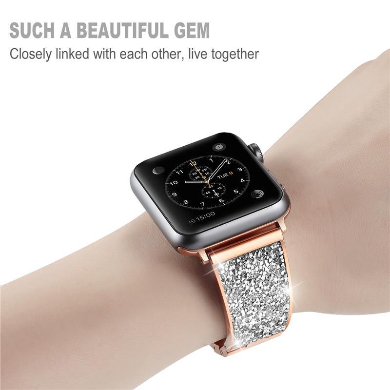 Stainless Steel Apple Watch Strap Series 11/10/9/8/7/6/5/4/ SE / Ultra 1/2/3