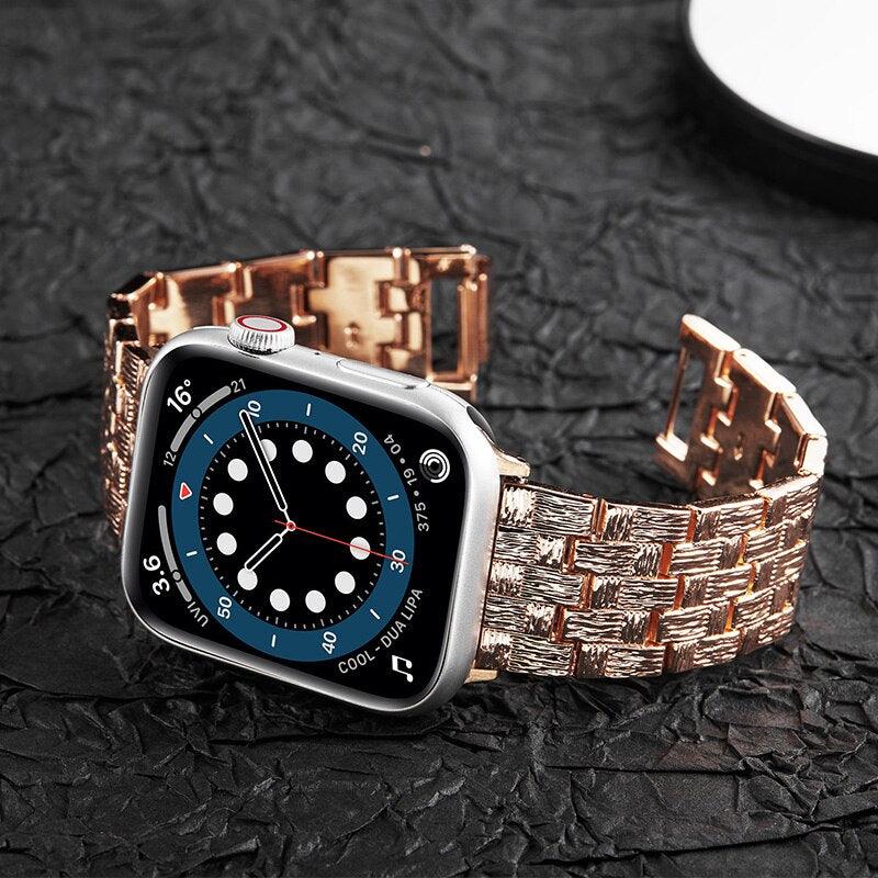 Stainless Steel Apple Watch Band Series 11/10/9/8/7/6/5/4/ SE / Ultra 1/2/3