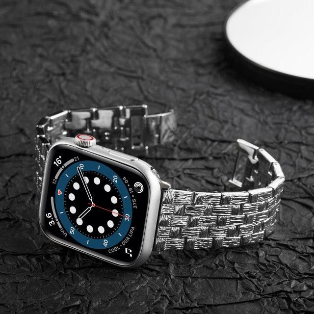 Stainless Steel Apple Watch Band Series 11/10/9/8/7/6/5/4/ SE / Ultra 1/2/3