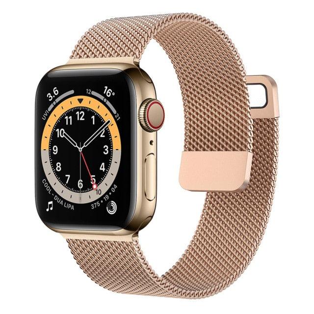 Steel Apple Watch Band Series 11/10/9/8/7/6/5/4/ SE / Ultra 1/2/3