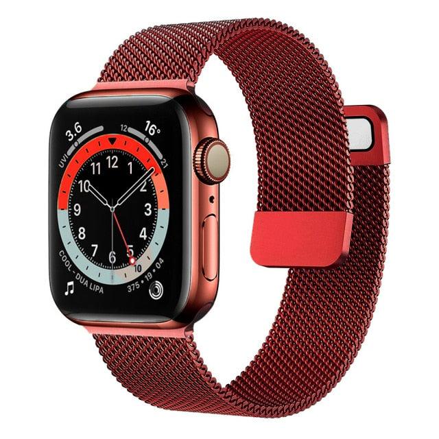 Steel Apple Watch Band Series 11/10/9/8/7/6/5/4/ SE / Ultra 1/2/3
