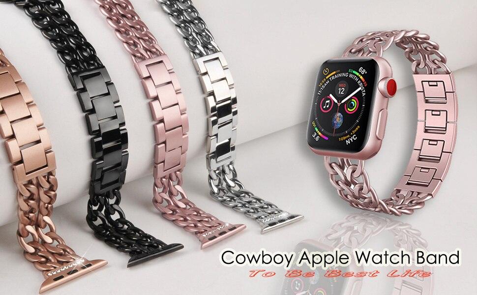 Stainless Steel Strap Apple Watch Series 11/10/9/8/7/6/5/4/ SE / Ultra 1/2/3