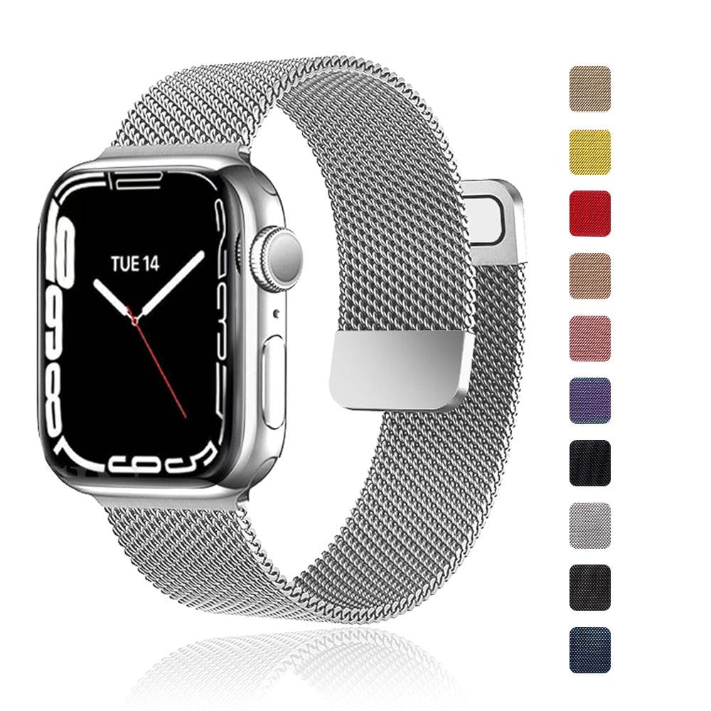 Steel Apple Watch Band Series 11/10/9/8/7/6/5/4/ SE / Ultra 1/2/3