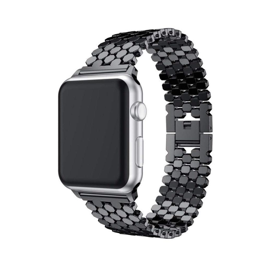 Stainless Steel Apple Watch Strap Series 11/10/9/8/7/6/5/4/ SE / Ultra 1/2/3